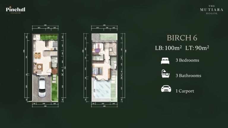 The Mutiara Bogor Pinehill Residence Type Birch 6