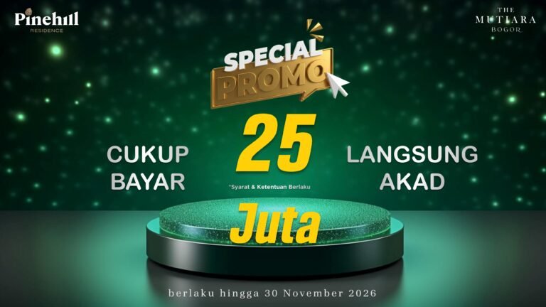 Promo Benefit Perumahan The Mutiara Bogor