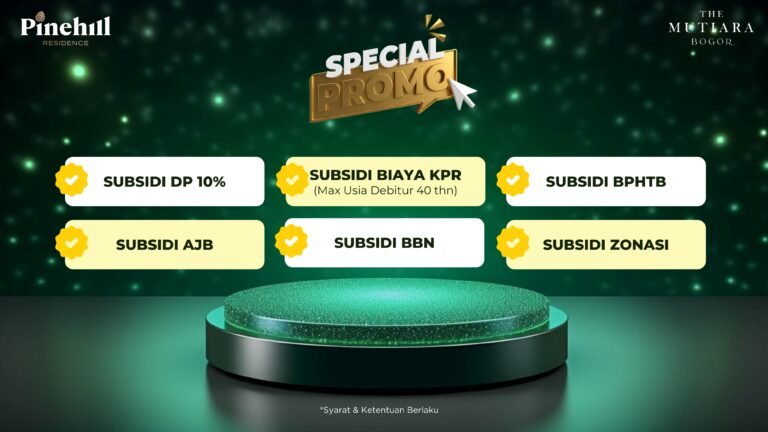 Promo Benefit Perumahan The Mutiara Bogor